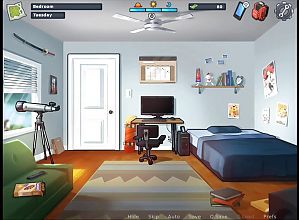 Jenny what are you doing in garage. First day in Diana house. Summertime saga game.