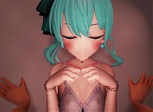 Hoshimachi Suisei Hentai Hololive Sex MMD 3D - MDDPasta - Clear Blue Color Edit Smixix