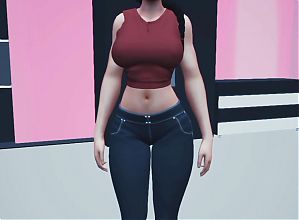 Custom Female 3D : Gameplay Episode-01 - Sexy Customizing the Girl With Hot Sexy Casual Dress Without Any Voice Video 